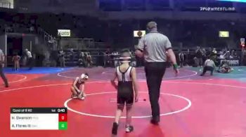 58 lbs Consi Of 8 #2 - Hanley Swanson, Pride WC vs Ausencio Prince Flores III, Idaho Gold