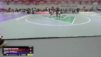 138 A Quarterfinal - Madeline Barton, Quincy vs Nanea Estrella, Iowa