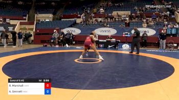 76 kg Consolation - Brittany Marshall, Cardinal Wrestling Club vs Andrea Sennett, McKendree Bearcat Wrestling Club