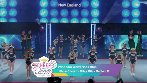 Windham Wolverines Blue [2025 Show Cheer 1 - Mitey Mite - Medium C] 2025 Pop Warner National Cheer & Dance Championship