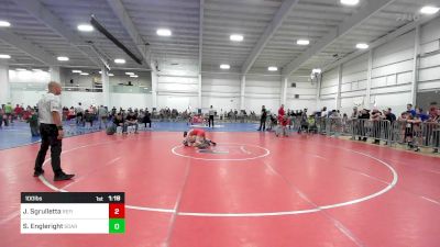 100 lbs Round Of 16 - Jax Sgrulletta, Refinery WC vs Scout Engleright, Soaring Eagles WC