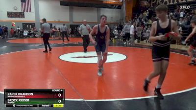 108 lbs Round 4 - Brock Rieder, Wrath vs Zarek Brandon, Hammerin Hawks