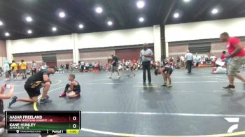 68 lbs Round 5 (6 Team) - Aasar Freeland, Glasgow Wrestling Academy vs Kane Hunley, Alpha Elite