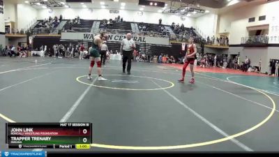 113 lbs Cons. Round 2 - John Link, Roncalli Wrestling Foundation vs Trapper Trenary, Indiana