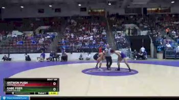 165 lbs Quarterfinal - Gabe Fiser, Loras College vs Antwon Pugh, Wartburg College