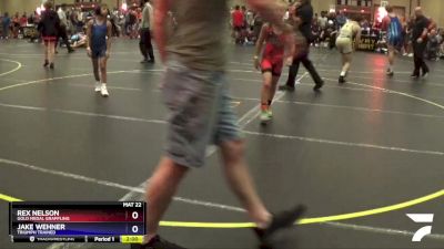 75 lbs Round 1 - Rex Nelson, Gold Medal Grappling vs Jake Wehner, Triumph Trained