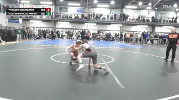 126 lbs Semifinal - Vincent Mastrianni, Colonie vs Austin Bronco Campsey, East Hampton