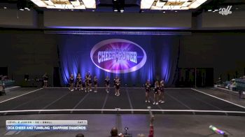 DCA Cheer and Tumbling - Sapphire Diamonds [2026 L2 Junior - D2 - Small Day 1] 2026 Cheer Power Showdown