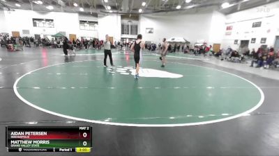 184 lbs Cons. Round 1 - Aidan Petersen, Indianapolis vs Matthew Morris, Grand Valley State