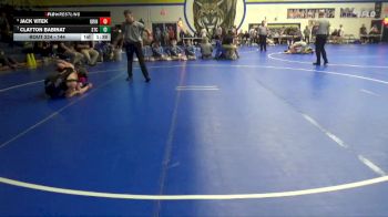144 lbs 7th Place Match - Clayton Babinat, South Tama County vs Jack Vitek, Grinnell