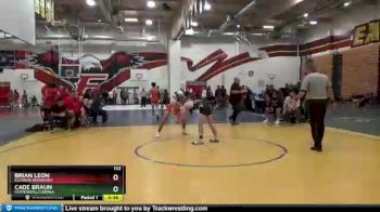 132 lbs Cons. Semi - Brian Leon, Eleanor Roosevelt vs Cade Braun, Centennial/Corona
