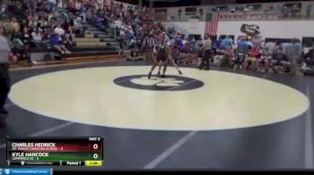 126 lbs Placement Matches (8 Team) - Kyle Hancock, Commerce Hs vs Charles Hedrick, Mt. Pisgah Christian School