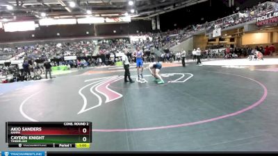 145 lbs Cons. Round 2 - Cayden Knight, Timberlake vs Akio Sanders, Nampa