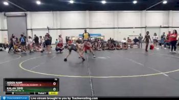 75 lbs Round 2 (3 Team) - Aiden Nam, The Glasgow Wrestling Academy vs Kalan Sims, Team Palmetto