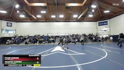 197 lbs Quarterfinal - Manman Garner, Cal Poly Humbolt vs Tyler Hodges, Cal Poly SLO