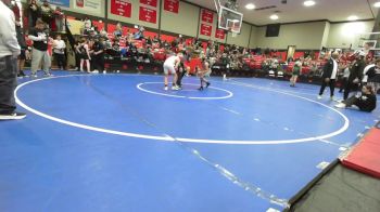 92 lbs Quarterfinal - Zane Perron, McAlester vs Krew Dean, Coweta