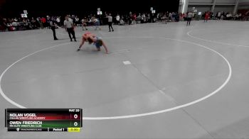 150 lbs Cons. Round 7 - Owen Friedrich, MN Elite Wrestling Club vs Nolan Vogel, Callan Wrestling Academy