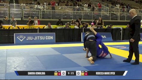 Rebecca Marie Dyck vs Sandra Kowalska 2025 Pan Jiu Jitsu IBJJF Championship