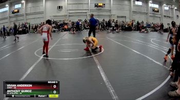 84 lbs Round 5 (8 Team) - Vivian Anderson, SHWA vs Anthony Quiroz, 84 Athletes