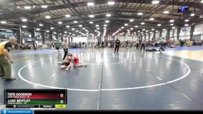 88 lbs Rd# 7- 10:45am Saturday Final Pool - Luke Bentley, Minion Green vs Tate Goodson, East Coast Elite