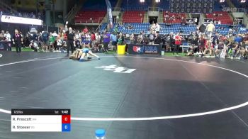 122 lbs Cons Semi - Reese Prescott, Washington vs Regina Stoeser, South Dakota