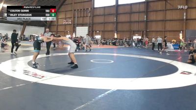 160 lbs 3rd Place - Colton Quinn, Triumph vs Riley Storozuk, Fisheye