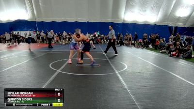 130 lbs Round 1 (6 Team) - Skylar Morgan, Michigan Gold Pitbulls vs Quinton Siders, Warrior RTC