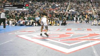 5A 138 lbs Semifinal - Jamal Hall, East Rowan High School vs Cameron Massey, North Gaston High School