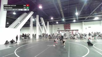 50 lbs Quarterfinal - Kashton Kaylor, Team Aggression vs Suho Kwak, Salem Elite Mat Club