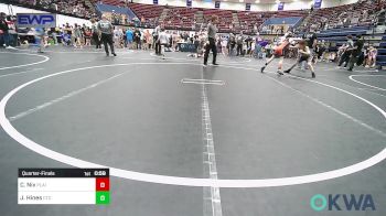 76 lbs Quarterfinal - Cole Nix, Plainview Wrestling vs Jaxon Hines, Comanche Takedown Club