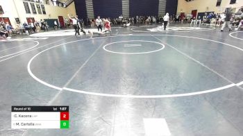 139 lbs Round Of 16 - Colin Kacena, Lake Highland Prep vs Marco Cartella, Western Reserve Academy