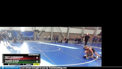 77 lbs Quarterfinal - Tanner Kunze, Salem Elite Mat Club vs Tritt Cunningham, White River Hornets WC