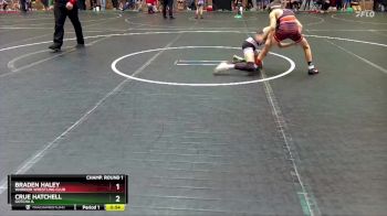 80 lbs Champ. Round 1 - Crue Hatchell, Gotcha IL vs Braden Haley, Warrior Wrestling Club