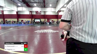 197 lbs Quarterfinal - Jason Gielarowski, Oneonta vs Alex Fogarty, Maine Maritime Academy