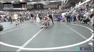 55 lbs Final - Kasen Fuller, Comanche Takedown Club vs Bentley Story, Shelton Wrestling Academy