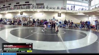 120 lbs Champ. Round 1 - Brendan Hubbard, PAWS Elite Wrestling Club vs Seth Aubin, Hobart Wrestling Club