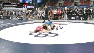 130 lbs Cons. Sub-rd Of 64 - Daliana Cartagena, Florida vs Arshiya Kachroo, California