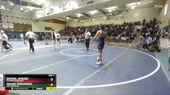 106 lbs 5th Place Match - Samuel Jimenez, Eleanor Roosevelt vs Reggie Fernandez, San Gorgonio