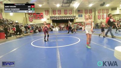 62 lbs Rr Rnd 3 - Janey Boling, Sperry Wrestling Club vs Emyle Thompson, Independent