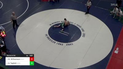 110 lbs Round Of 64 - Maxton Williamson, Montoursville vs Al Tagliati, Hershey