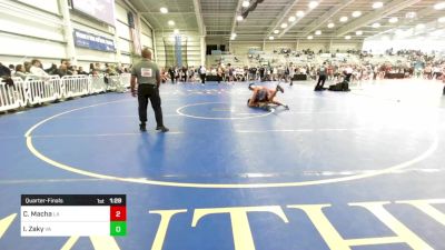 182 lbs Quarterfinal - Carter Macha, LA vs Ibrahim Zaky, VA