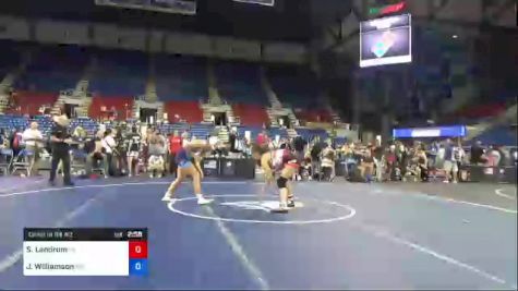 122 lbs Consi Of 64 #2 - Sienna Landrum, Pennsylvania vs Jaden Williamson, Missouri