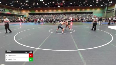 157 lbs Round Of 64 - Erick Orme, Oak Ridge vs Kaleb Viray, Slam Academy