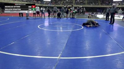 125 lbs Semifinal - Nicholas Gittens, Sunbury vs Malachi Stratton, Frankford