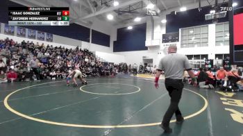 132 lbs 1st Place Match - Zaydrein Hernandez, St. John Bosco vs Isaac Gonzalez, Western