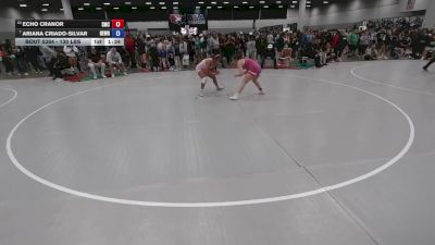 130 lbs Champ. Rd Of 16 - Ariana Criado-Silvar, ReZults Wrestling vs Echo Cranor, Spartan Mat Club