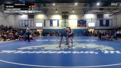215 lbs Quarterfinal - Jai Moss, St. Andrew`s Episcopal School vs Logan Sheppard, St. Patrick`s High School