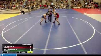 170 lbs Champ. Round 2 - Jacob Reinardy, Owatonna vs Lucas Slack, Brandon