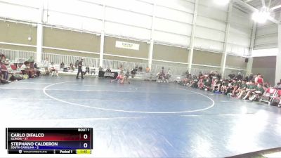 88 lbs Quarterfinals (8 Team) - Carlo Difalco, Illinois vs Stephano Calderon, South Carolina