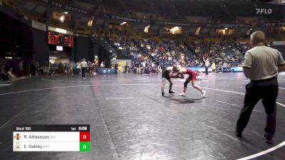 133 lbs Round Of 16 - Zein Bazzi, Unaffiliated vs Ethan Oakley, Appalachian  State